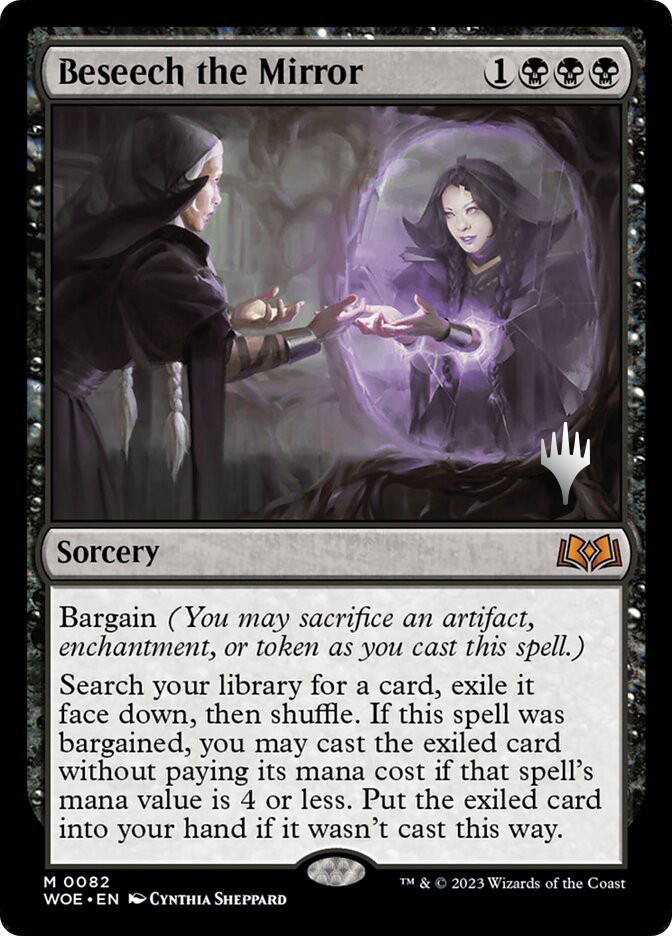MTG 英語 Foil 鏡に願いを Beseech the Mirror SLD Beseech the Mirror (Promo Pack) (Wilds of Eldraine) | Promo | Star