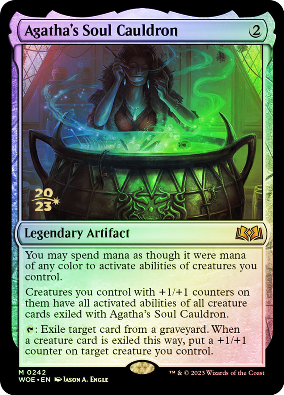 Agatha's Soul Cauldron - 伝説のアーティファクト Agatha's Soul Cauldron (Prerelease) (Wilds of Eldraine