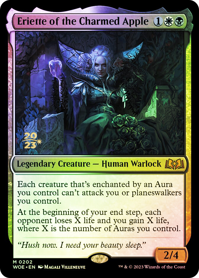mtg eriette of the charmed apple commander deck Eriette of the Charmed Apple (Prerelease) (Wilds of Eldraine) | Promo