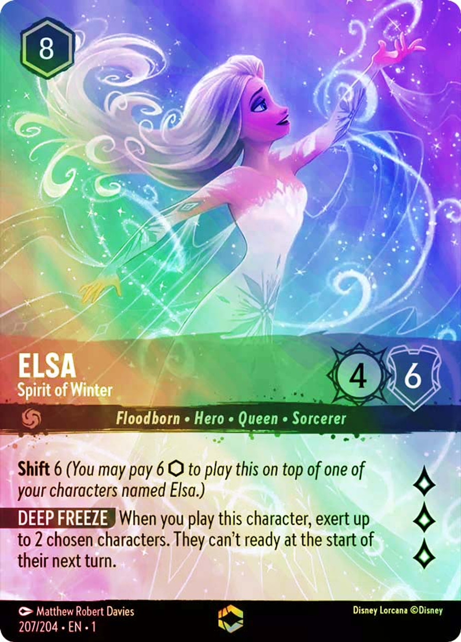 𝙅𝙐𝙎𝙏 𝙂𝙍𝘼𝘿𝙀𝘿 ✨ Fresh from the Grading Room, this PSA 10 Elsa  Spirit of Winter - Enchanted will make you fr