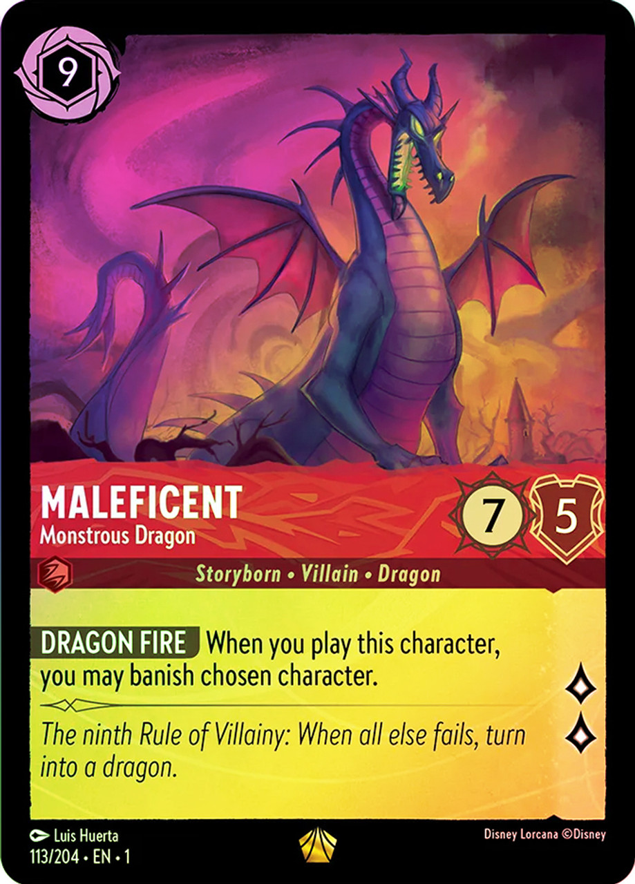 マレフィセント 怪物ドラゴン FOIL Maleficent - Monstrous Dragon | The First Chapter | Star