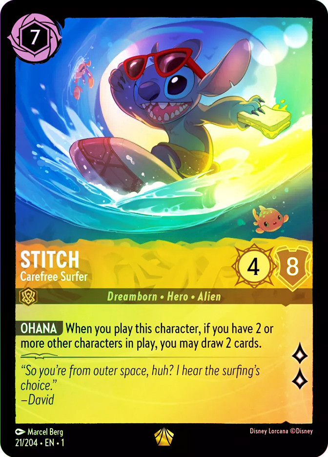 Stitch - Carefree Surfer | The First Chapter | Star City Games