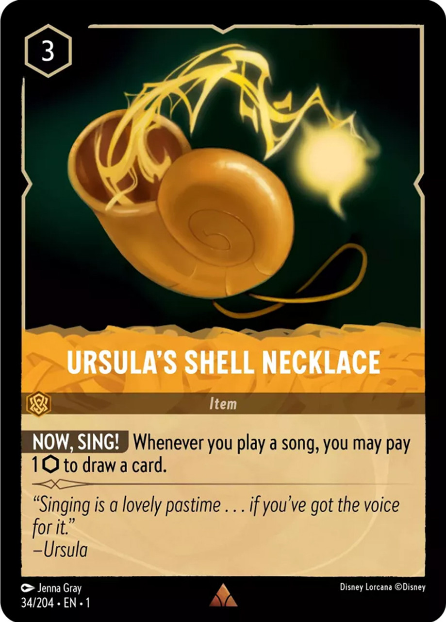 925 Sterling Silver Little Mermaid Ariel Ursula Sea Conch Shell Necklace &  Chain | eBay