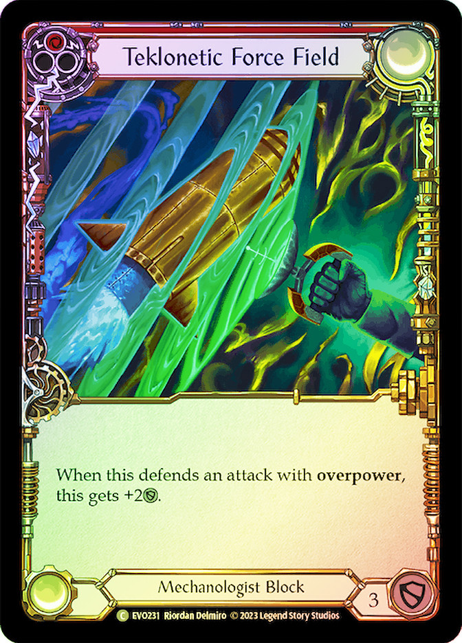 Force Field (Red) Bright Lights (Rainbow Foil) Star City