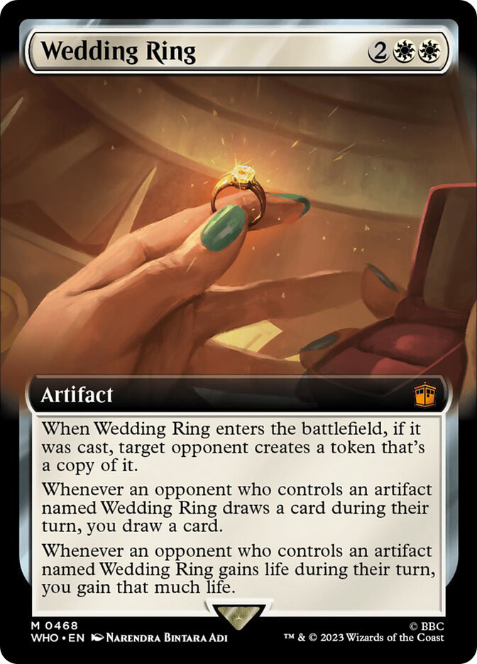 MTG 結婚指輪　英語　4枚　ドクターフー Wedding Ring | Doctor Who Commander | Star City Games