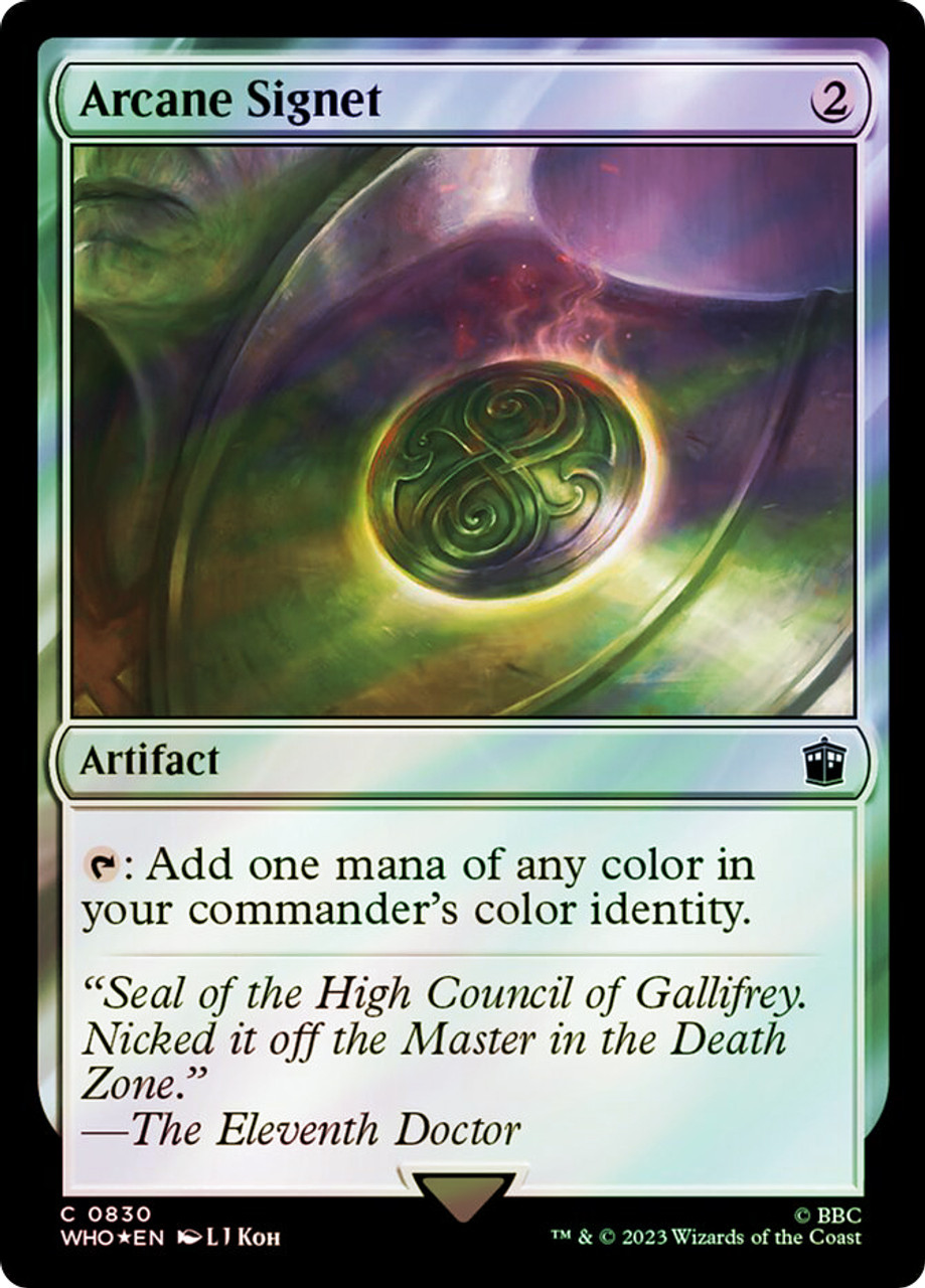 Arcane Signet (Surge Foil) | Doctor Who Commander