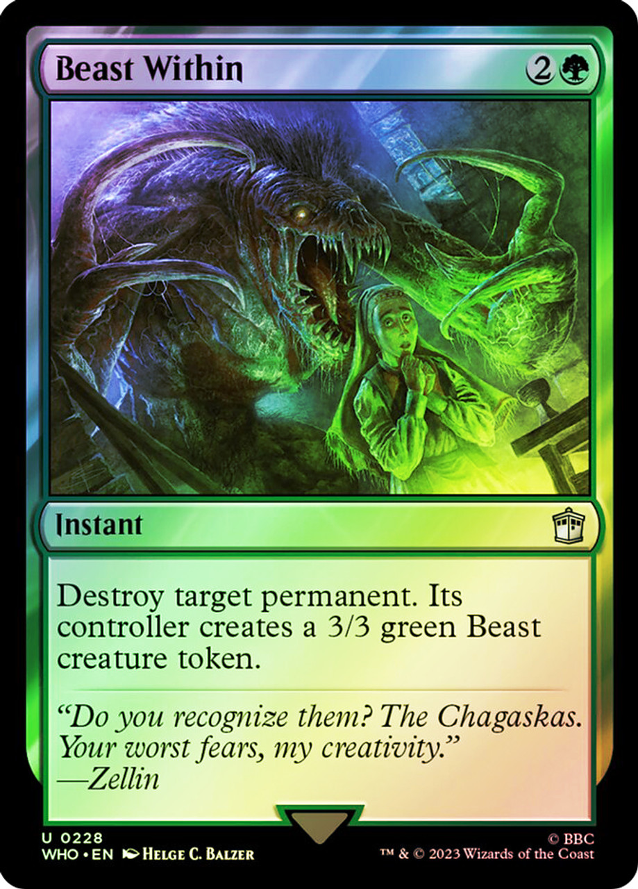 Beast Within Doctor Who Commander Star City Games