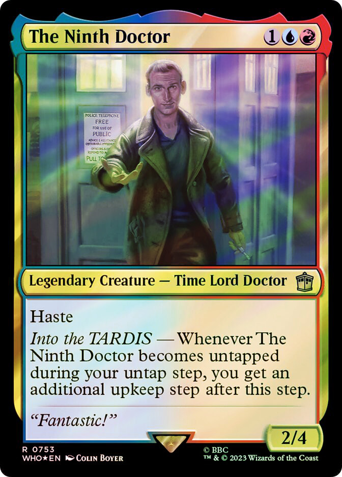 vampetitDoctor Who Foil　2個 The Ninth Doctor | Doctor Who Commander | Star City Games