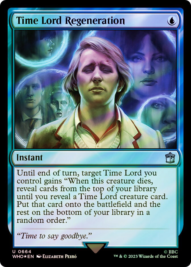 マジック：ザ・ギャザリング MTG Doctor Who: Regeneration Foil Time Lord Regeneration | Doctor Who Commander | Star City Games