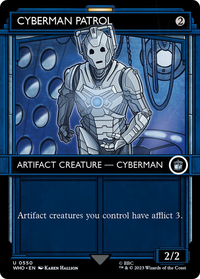 ■メルカリ便■Mtg　サイバーマンの巡回兵/Cyberman Patrol　４枚 Cyberman Patrol | Doctor Who Commander | Star City Games