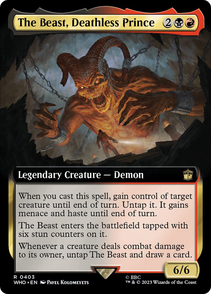 The Beast, Deathless Prince | Doctor Who Commander | Star City Games