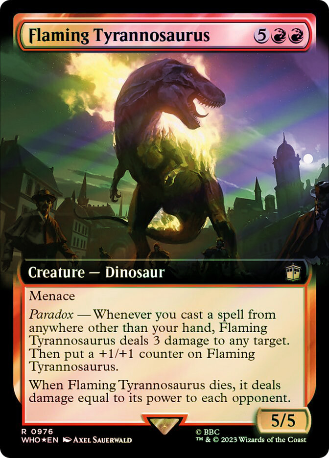Flaming Tyrannosaurus | Doctor Who Commander | Star City Games