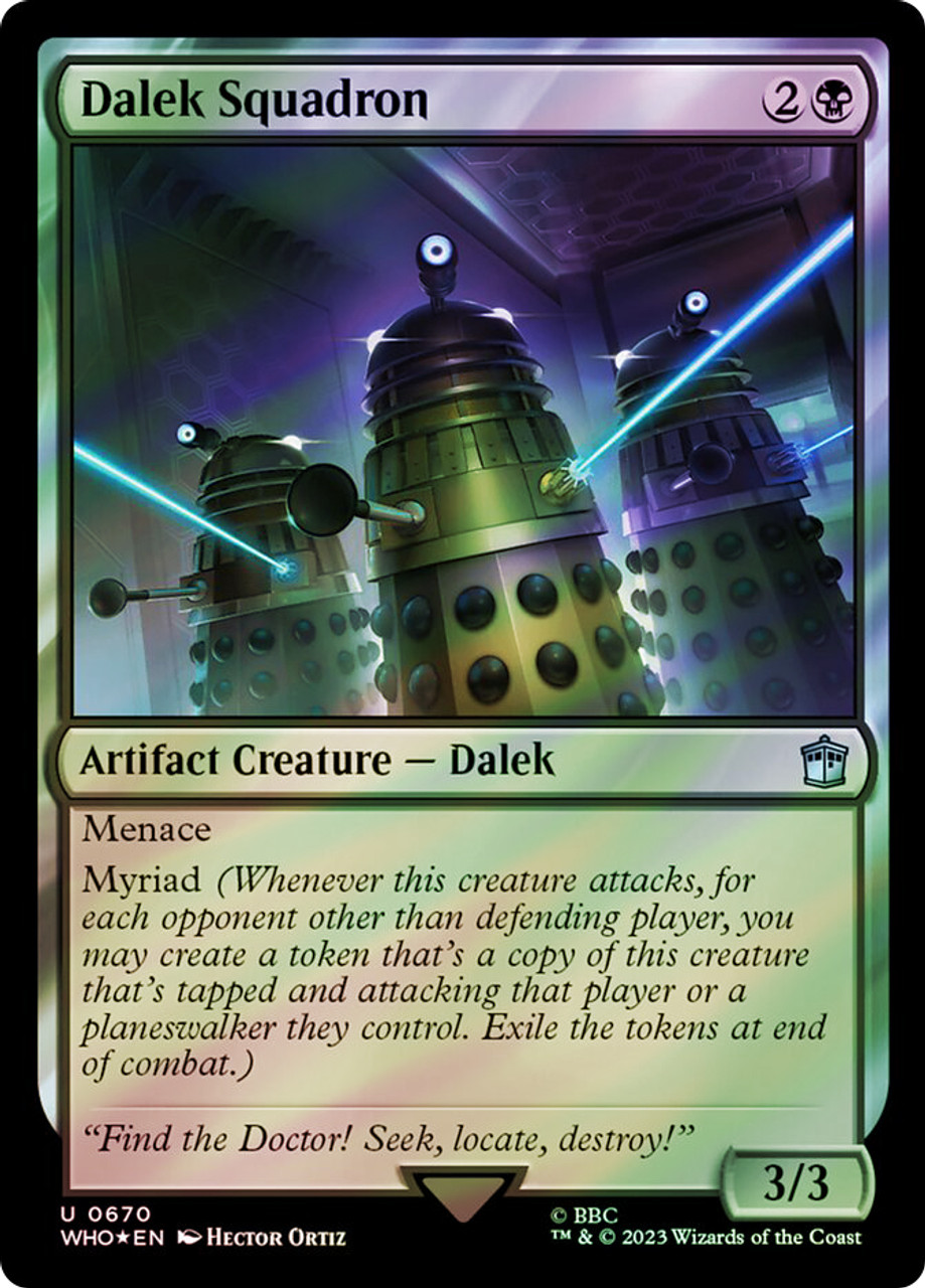 Dalek Squadron (Surge Foil) | Doctor Who Commander