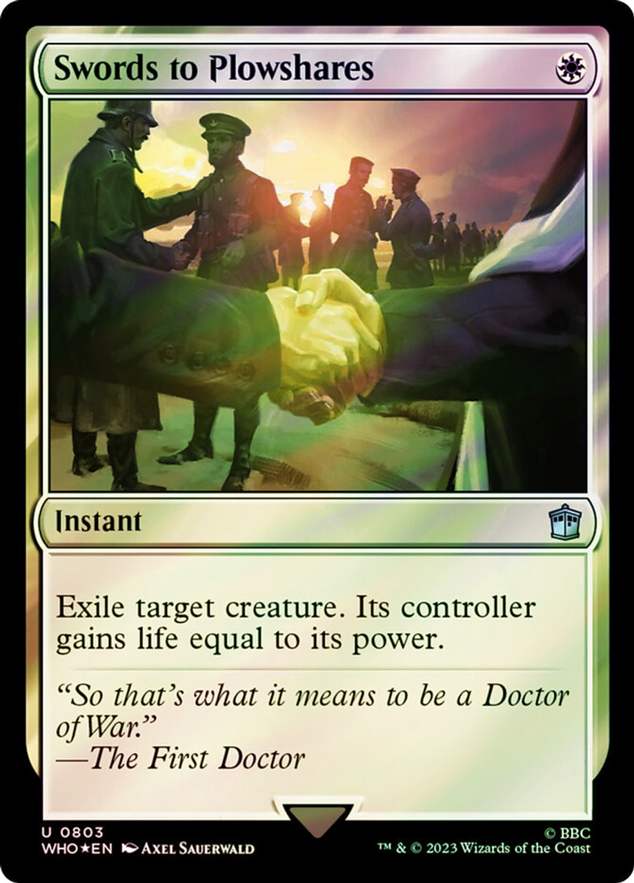 EN]Swords to Plowshares[J13][Foil]×3 Swords to Plowshares