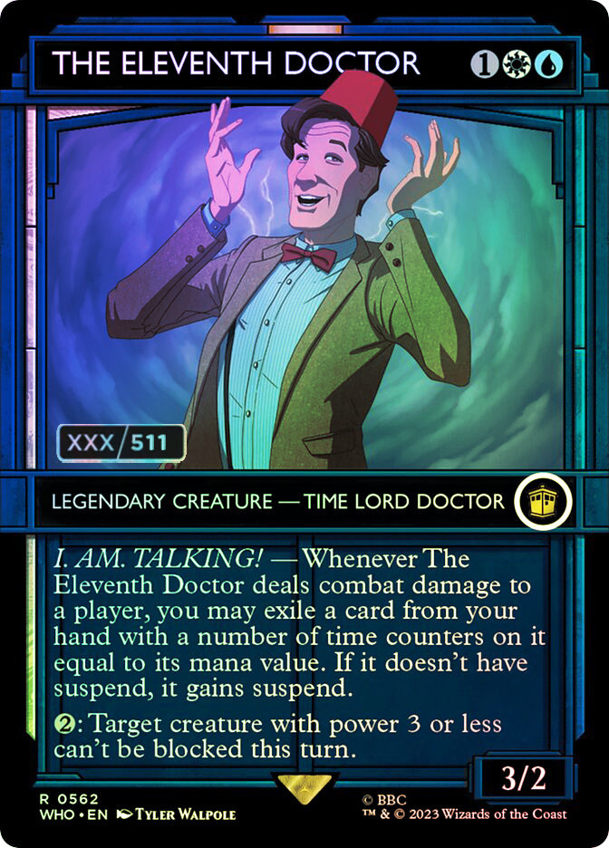 mtg doctor who card price spike Magic: The Gathering Commander Deck it gains suspend The Tenth Doctor | Universes