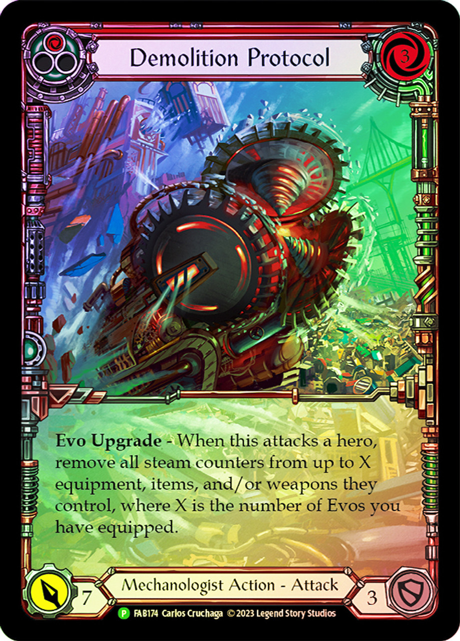 Demolition Protocol (Extended Art) | Promotional Cards (Rainbow