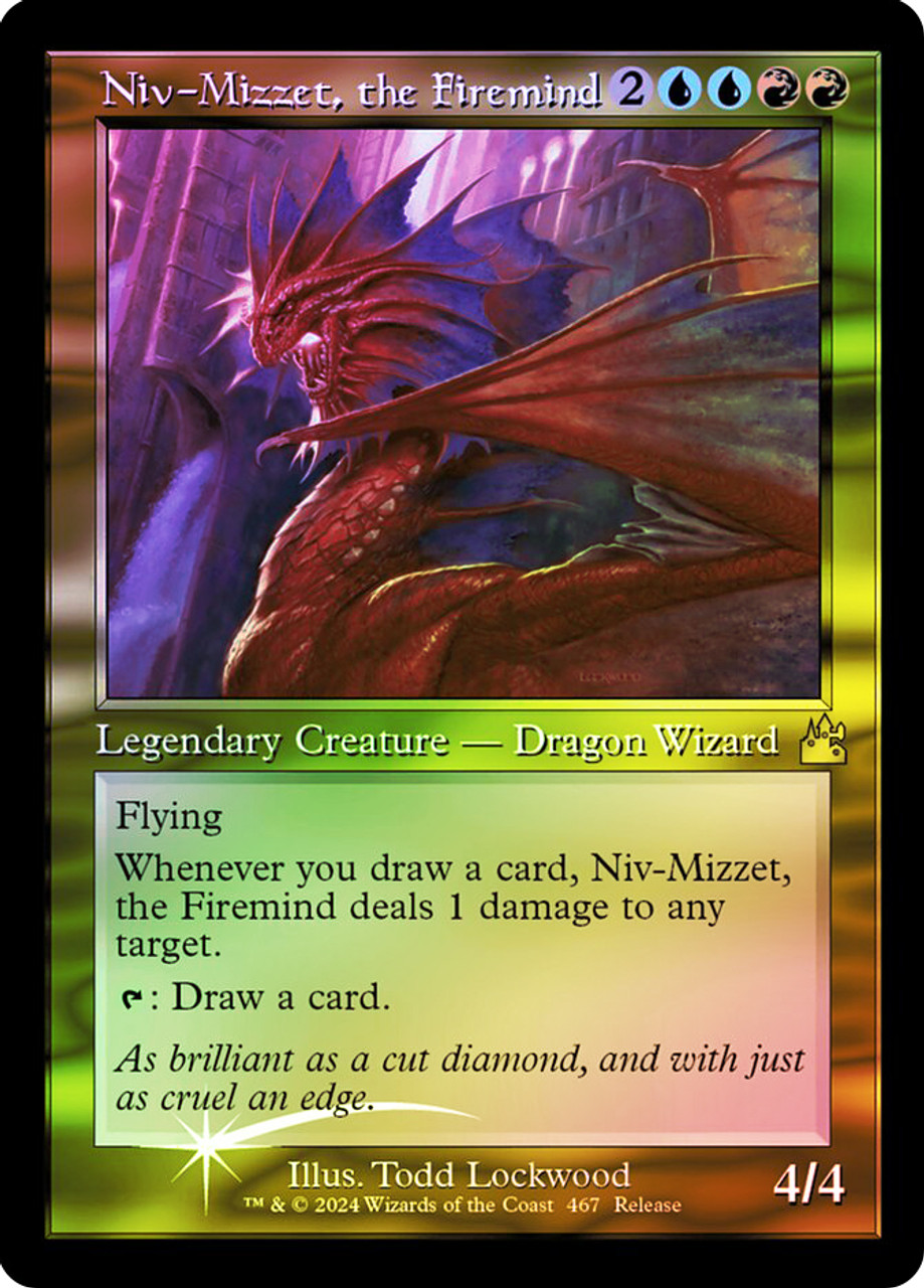 MTG 火想者ニヴ＝ミゼット Foil プロモ 英語 Niv-Mizzet, the Firemind · 30th Anniversary Play Promos