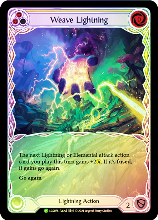 Weave Lightning (Yellow) (Armory Event) | Promotional Cards | Star
