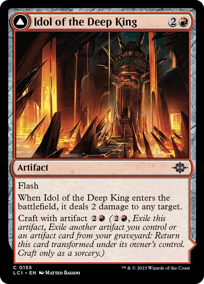 Idol of the Deep King // Sovereign's Macuahuitl | The Lost Caverns