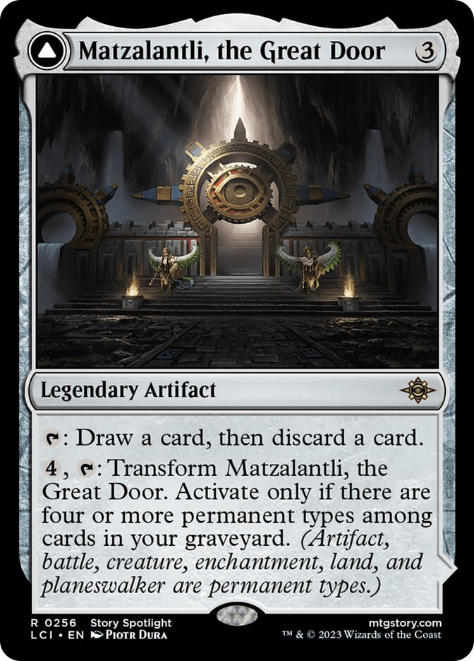 mtg ixalan double faced cards Magic: The Gathering The Lost Caverns of Commander Deck (Reveal the top card of your library How does double faced cards