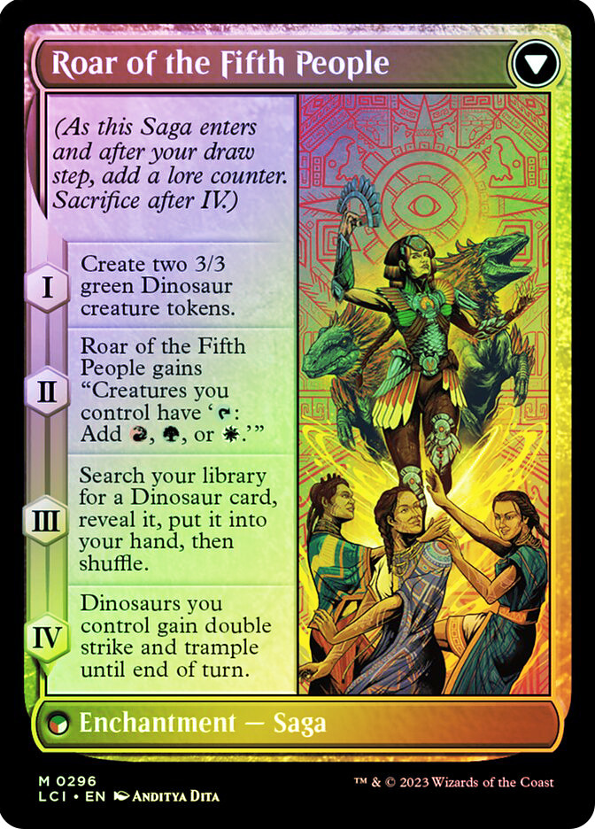 Huatli, Poet of Unity // Roar of the Fifth People (#296) | The Lost ...