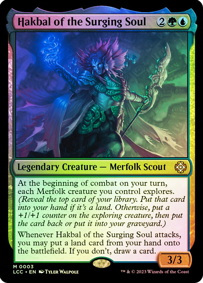 mtg hakbal commander deck Hakbal of the Surging Soul