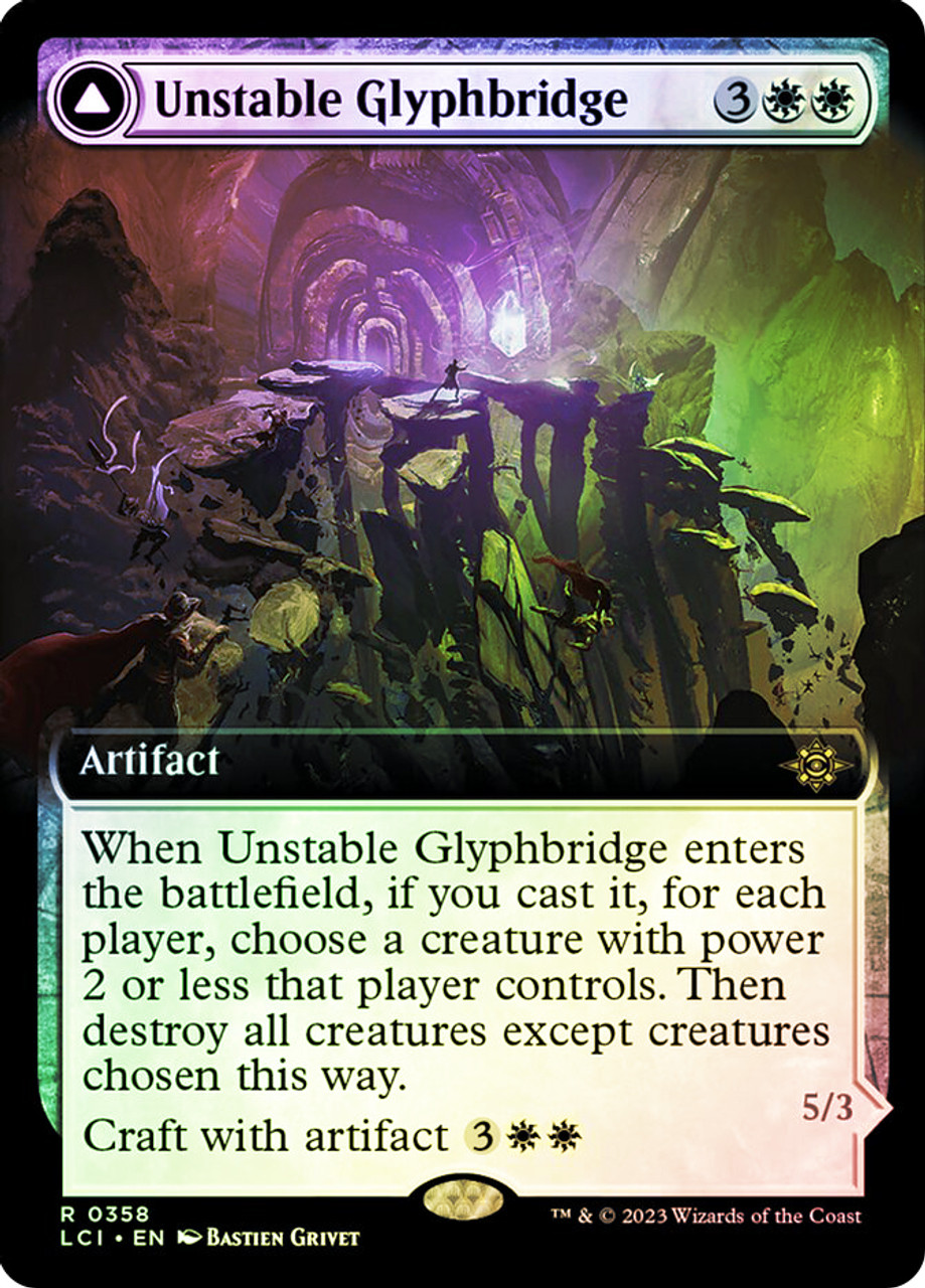 Unstable Glyphbridge // Sandswirl Wanderglyph (Extended Art