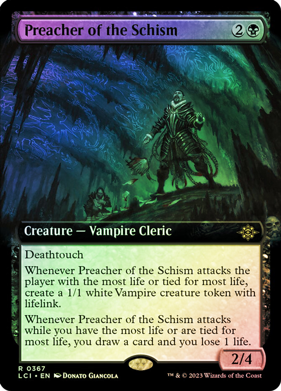 MTG  (英)  Preacher Preacher of the Schism (Extended Art) | The Lost Caverns of