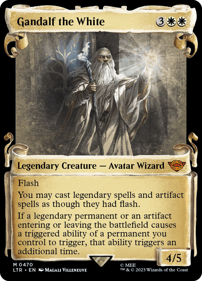 お*り様 MTG 銀幕foil 白のガンダルフ/Gandalf the Whit Gandalf the White | The Lord of the Rings | Star City Games