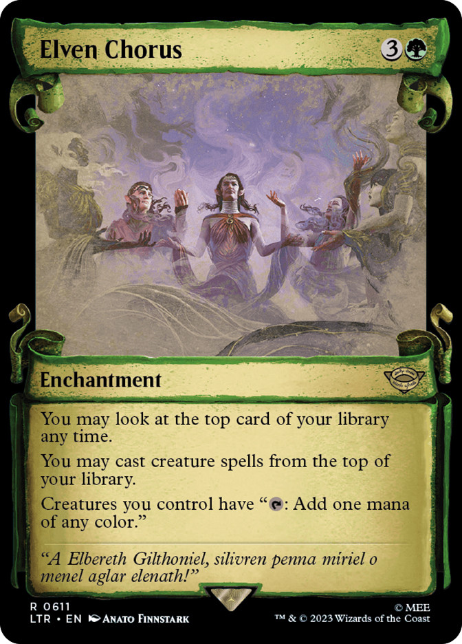 chorus cards mtg Elven Chorus | The Lord of the Rings
