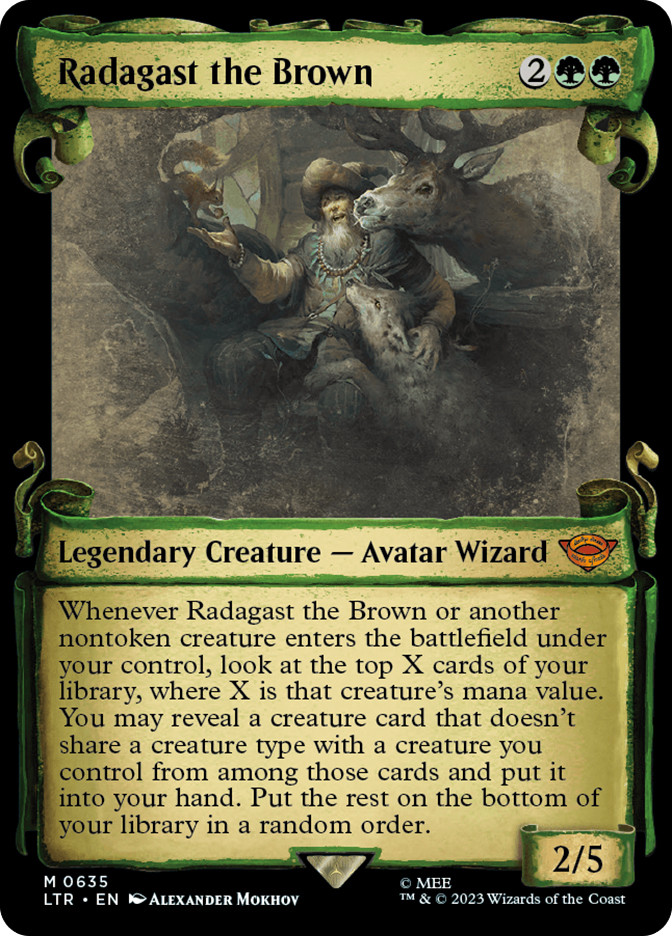 radagast the brown mtg card Radagast the Brown