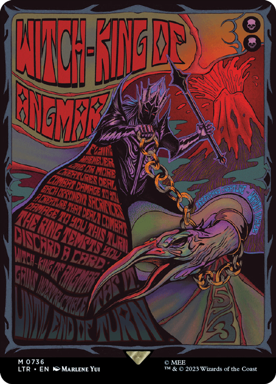 アングマールの魔王/Witch-King of Angmar Witch-king of Angmar (#736) (Borderless) | The Lord of the