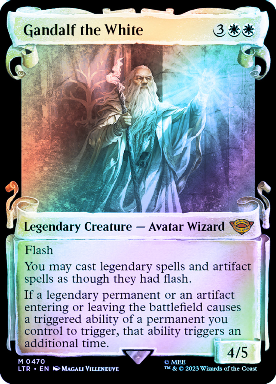 Gandalf the White (#470) (Showcase) (Silver Foil) | The Lord