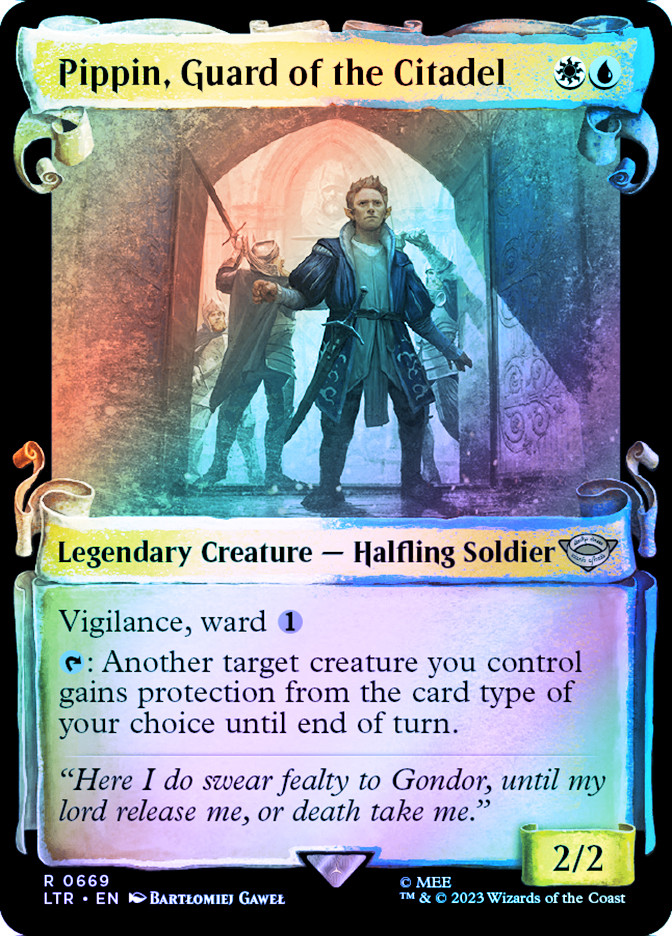 pippin mtg card Pippin, Guard of the Citadel (LTR-669)