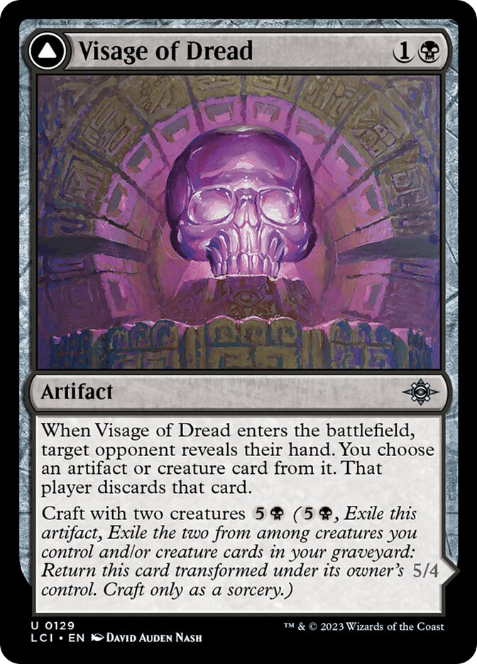 Visage of Dread // Dread Osseosaur | The Lost Caverns of Ixalan