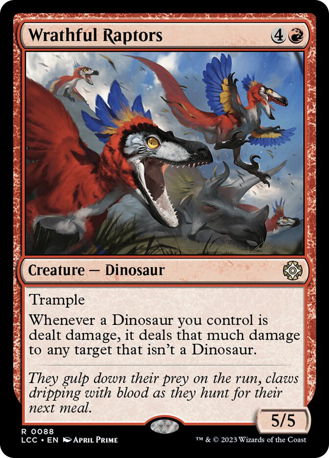 Wrathful Raptors | The Lost Caverns of Ixalan Commander | Star