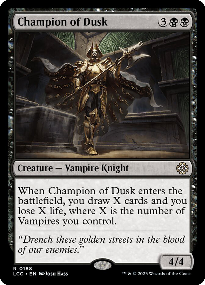 Champion of Dusk | The Lost Caverns of Ixalan Commander | Star