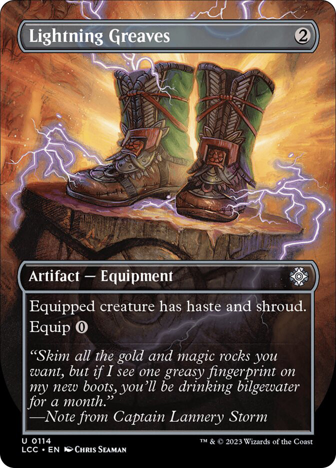 Lightning Greaves | The Lost Caverns of Ixalan Commander | Star