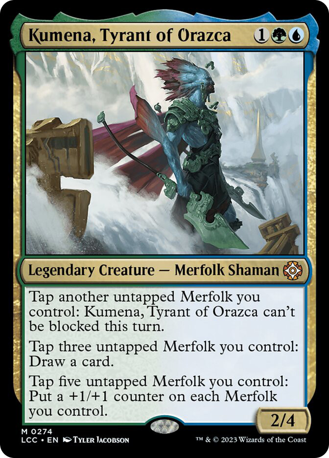 yuuuna様 Kumena, Tyrant of Orazca | The Lost Caverns of Ixalan Commander