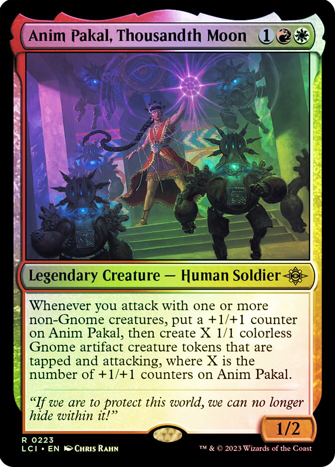 アニマ　mtg Anim Pakal, Thousandth Moon · The Lost Caverns of Ixalan (LCI