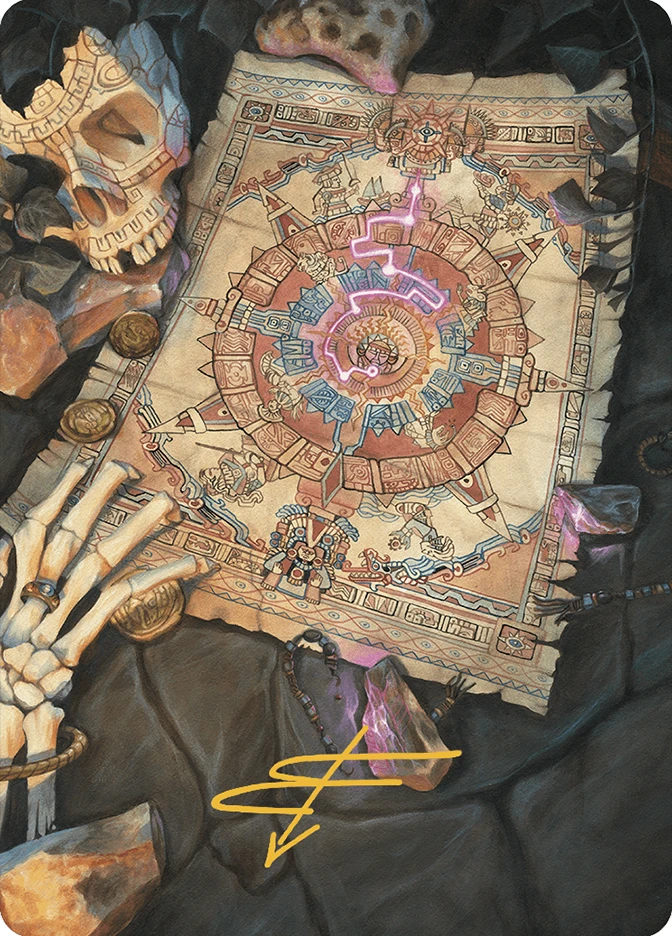 {Map Token Art Card} (Signed) | Art Series: The Lost Caverns of Ixalan ...