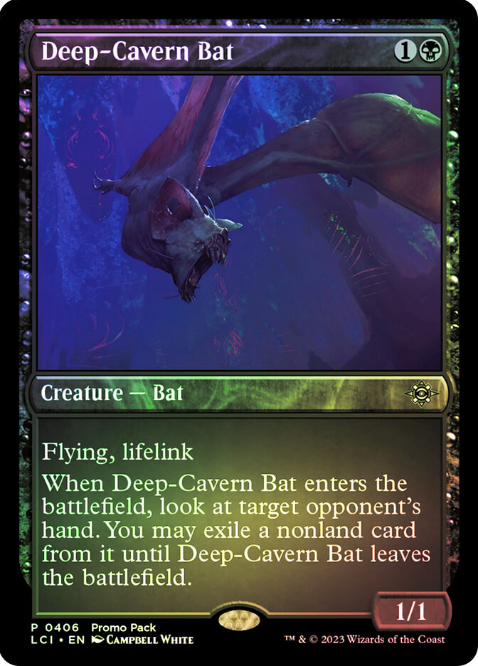 MTG/大洞窟のコウモリ/Deep-Cavern Bat/プロモ/Foil×4枚 Deep-Cavern Bat (Promo Pack) (The Lost Caverns of Ixalan) | Promo