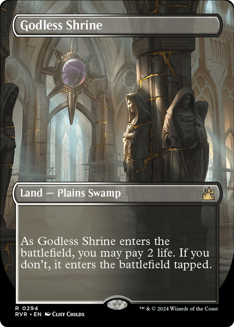 Godless Shrine (Borderless) | Ravnica Remastered - Variants