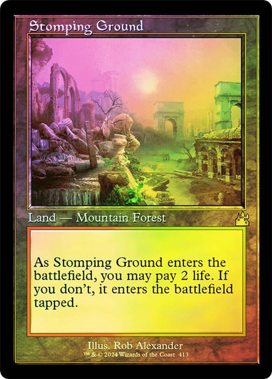 Stomping Ground (Retro Frame) | Ravnica Remastered - Retro Frame 