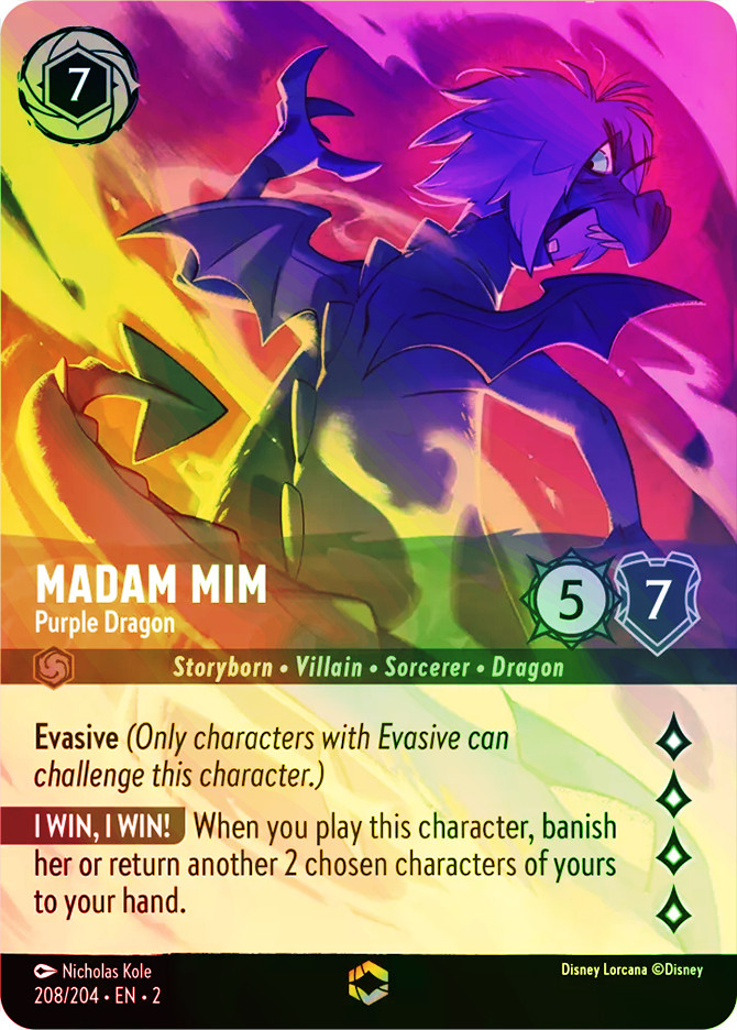 Madam Mim - Purple Dragon | Rise of the Floodborn | Star City Games Madam Mim - Purple Dragon | Rise of the Floodborn | Star City Games