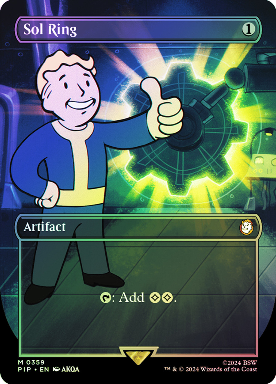 Sol Ring (Borderless) | Fallout Commander - Variants | Star