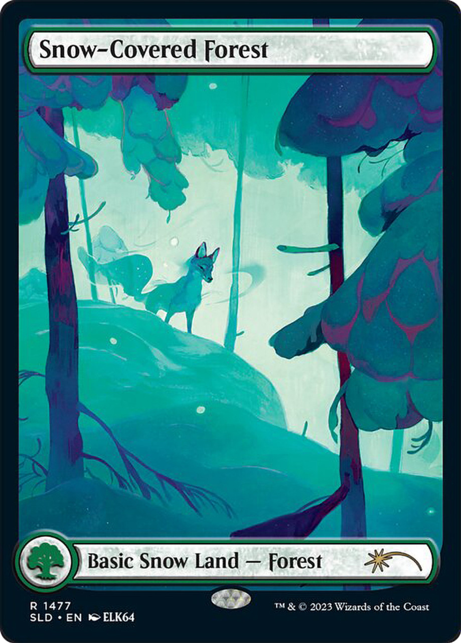 マジック：ザ・ギャザリング MTG snow covered forest PSA10 Snow-Covered Forest (Secret Lair) (#1477) (Full Art) | Promo