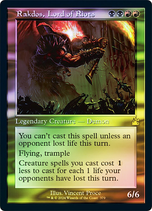 MTG EDHラクドス 暴動の長（Rakdos, Lord of Riots） Rakdos, Lord of Riots | Ravnica Remastered | Star City Games