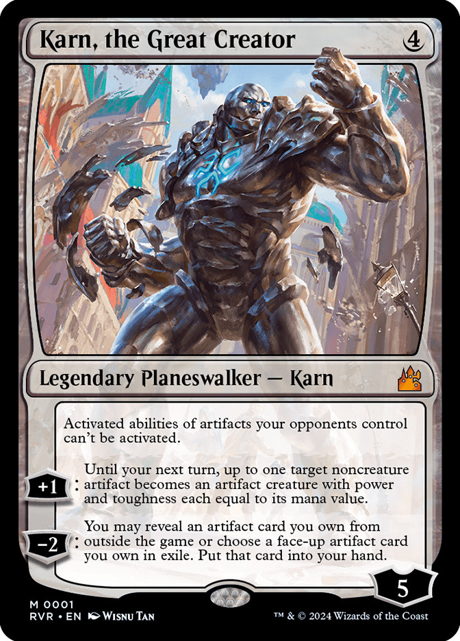 大いなる創造者、カーン Karn, The Great Creator Karn, the Great Creator | Ravnica Remastered | Star City Games