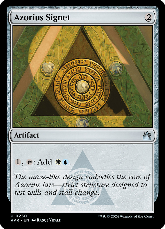 アゾリウスの印鑑　Azorius Signet　PSA10 ノンfoil Azorius Signet | Ravnica Remastered | Star City Games
